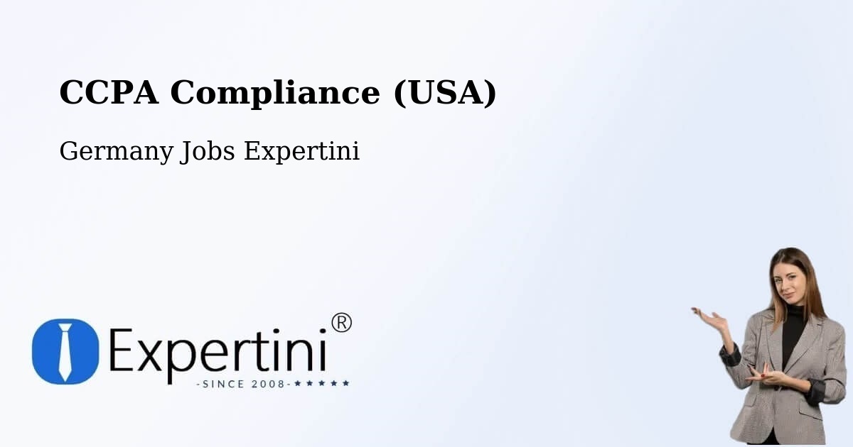 CCPA Privacy Rights & Compliance Notice – Dorsten - Germany Jobs Expertini