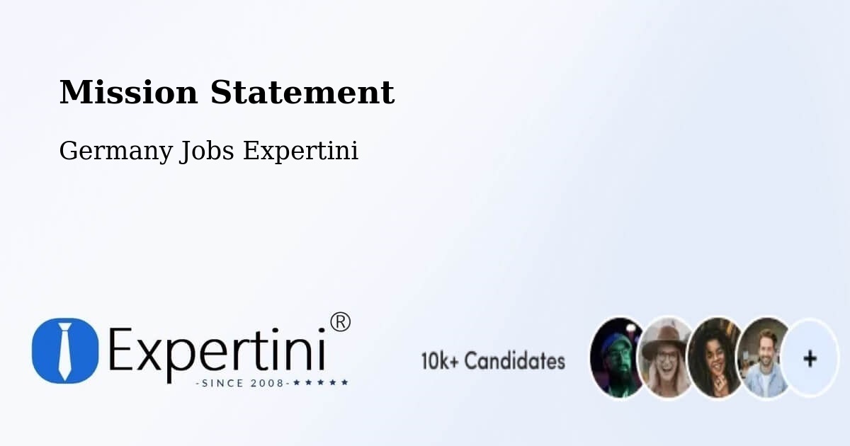 Corporate Mission – Dorsten - Germany Jobs Expertini