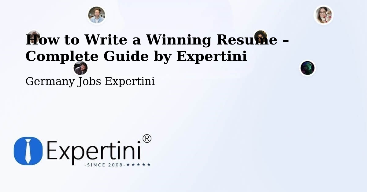 Resume Writing Guide for Job Seekers – Dorsten - Dorsten, Germany Jobs Expertini